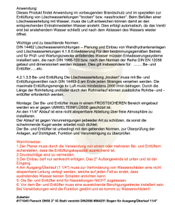 TKW Be- und Entlüftungsventil PN 16 DIN 14462 inkl. Ablaufbogen , DVGW Zertifikat - 2500l/min